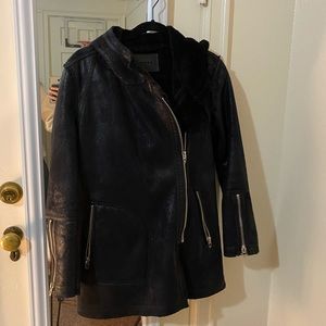 Blank NYC fur lined jacket